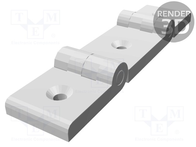 Hinge; Width: 149mm; technopolymer (PA); black; H: 36mm