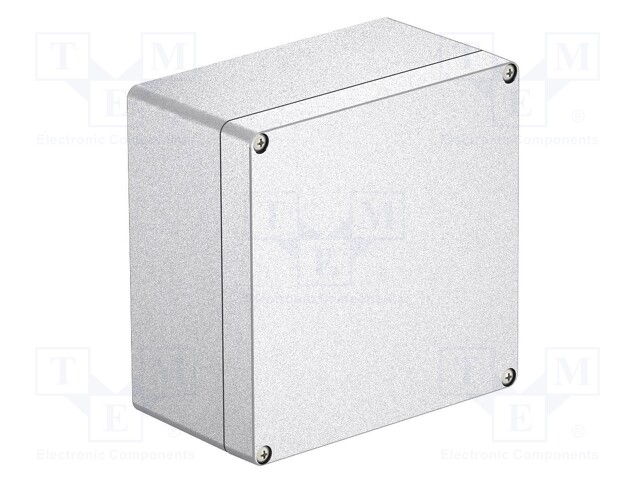 Enclosure: multipurpose; X: 100mm; Y: 150mm; Z: 91mm; Mx; aluminium