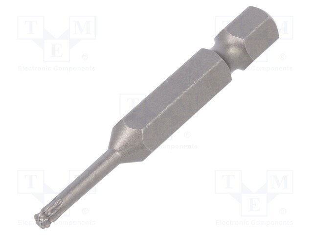 Screwdriver bit; Torx®,spherical; T10; Overall len: 50mm