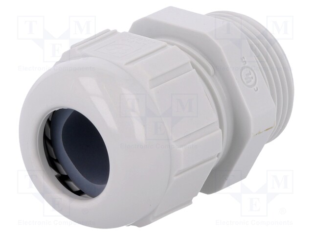 Cable gland; PG16; IP68; Mat: polyamide; light grey