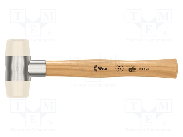 Hammer; 340mm; W: 117mm; 51mm; polyamide; wood