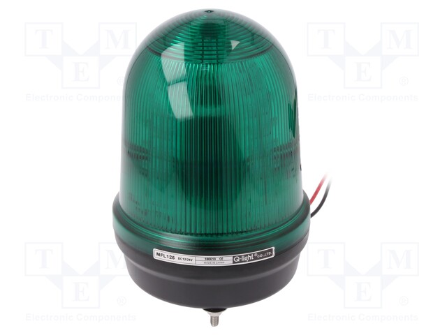 Signaller: lighting; green; Series: MFL; 10÷30VDC; IP65; Ø116x169mm