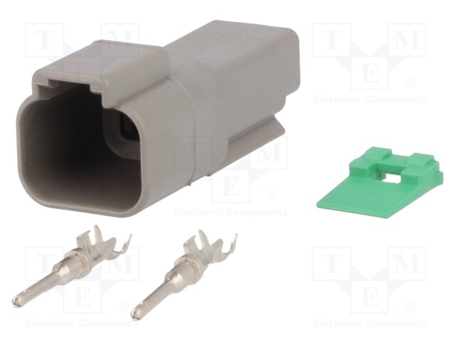 Connector: wire-wire; DT; plug; male; Size: 16; 0.75÷2mm2; PIN: 2