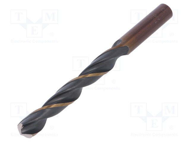 Drill bit; for metal; Ø: 12.5mm; L: 151mm; HSS; bulk,industrial