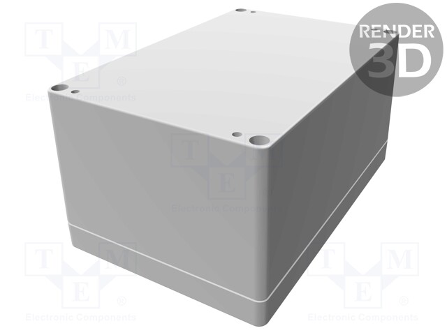 Enclosure: multipurpose; X: 120mm; Y: 180mm; Z: 90mm; 1554; grey; IP66