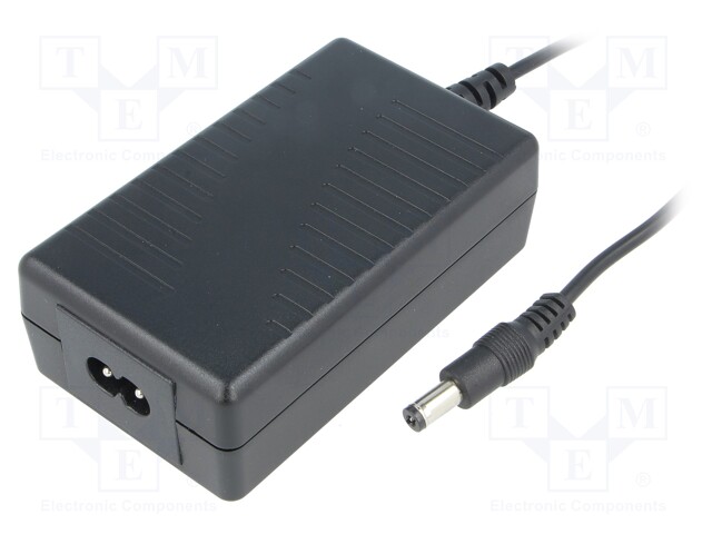 Power supply: switched-mode; 15VDC; 1A; Out: 5,5/2,1; 15W; 0÷50°C