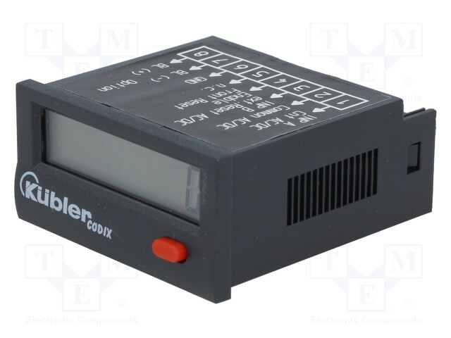 Counter: electronical; LCD; pulses; 99999999; IP65