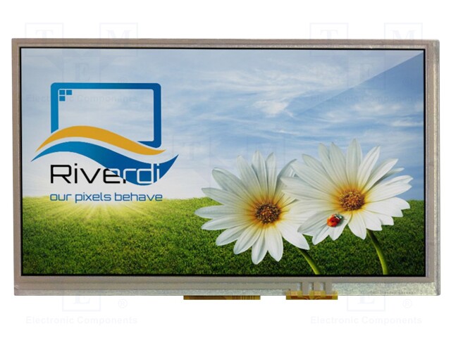 Display: TFT; 7"; 800x480; Illumin: LED; Dim: 165.6x100.6x11.18mm