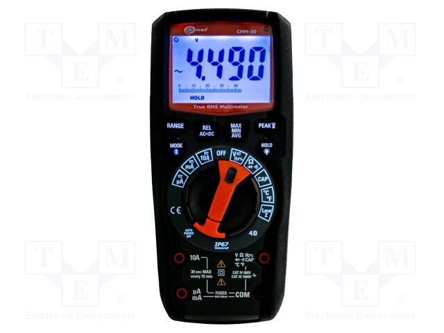 Digital multimeter; Bluetooth; LCD (6000),with a backlit; IP67