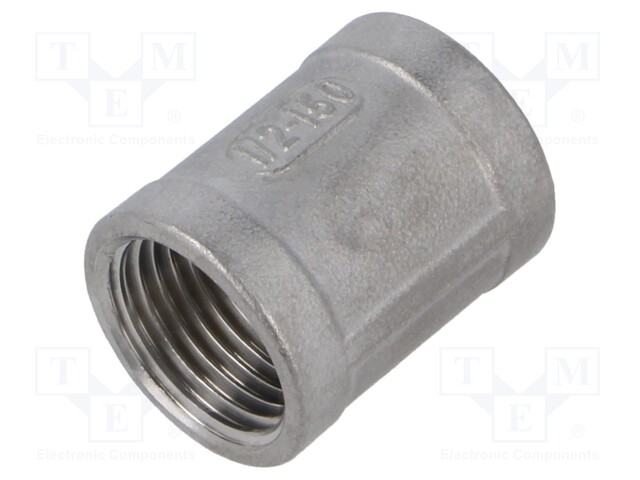 Muff; threaded,straight; max.10bar; 32mm; Thread: G 1/2" internal