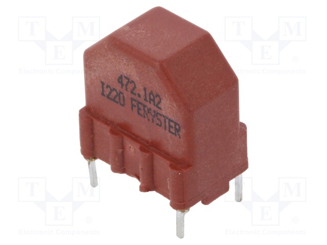 Inductor: wire; THT; 470uH; 1.2A; 60mΩ; 230VAC; 10x15mm; -20÷+50%