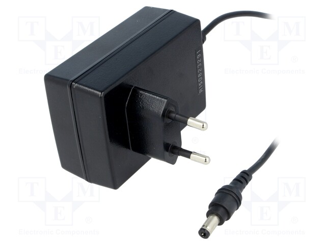 Power supply: switched-mode; 40÷80VDC; 500mA; Out: 5,5/2,1; 40W