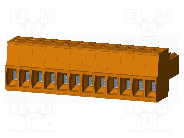 Connector: pluggable terminal block; plug; female; straight; 10A