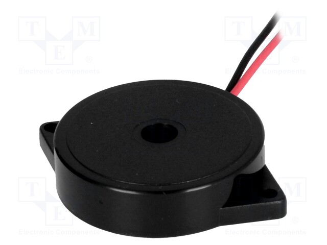Sound transducer: piezo; without built-in generator; 3mA; Ø: 35mm