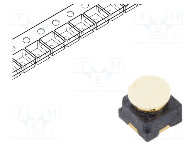 Socket; MMCX; female; vertical; SMT; gold-plated; 50Ω