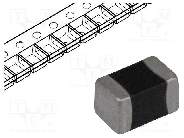 Inductor: ferrite; SMD; 0805; 4.7uH; 30mA; 1Ω; ftest: 10MHz; ±10%