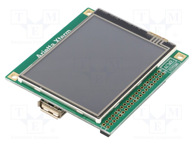 Module with graphic LCD display; USB,IDC40; 3.3VDC; smart; 2.8"