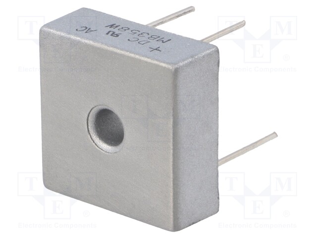 Single-phase bridge rectifier; Urmax: 800V; If: 35A; Ifsm: 400A