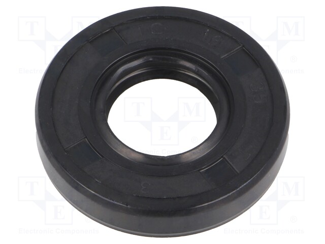 Oil seal; NBR; D: 7mm; -40÷100°C; Shore hardness: 70; Øhole: 35mm