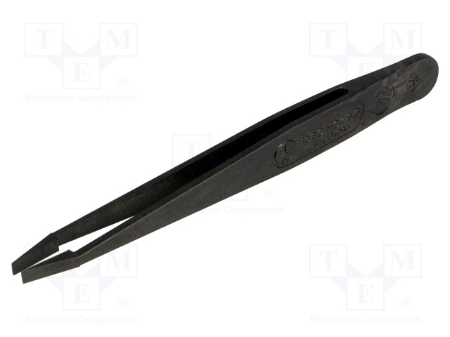 Tweezers; non-magnetic,high rigidity; Tip width: 3.3mm; ESD