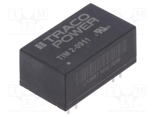 Converter: DC/DC; 2W; Uin: 4.5÷12V; 5VDC; Iout: 400mA; DIP16; 7g