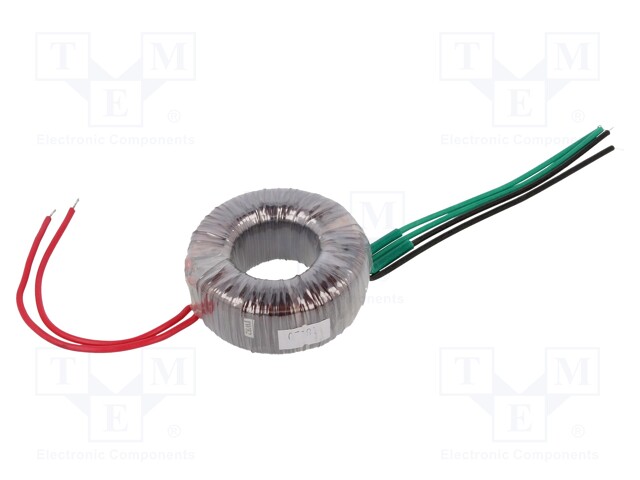 Transformer: toroidal; 50VA; 230VAC; 19V; 19V; 1.31A; 1.31A; 0.7kg