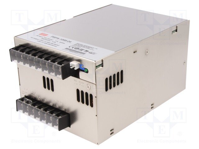 Power supply: switched-mode; modular; 1000W; 24VDC; 170x120x93mm