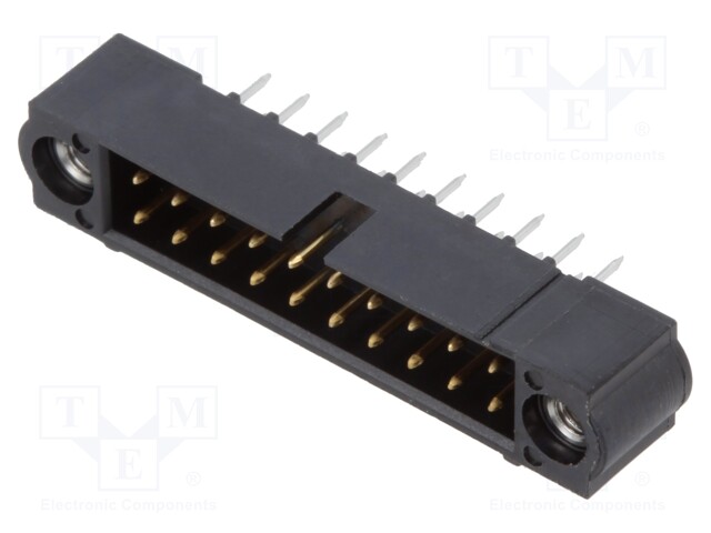 Socket; PCB-cable/PCB; male; Datamate L-Tek; 2mm; PIN: 20; THT; 800V