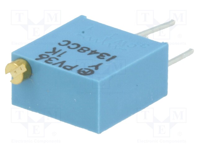 Potentiometer: mounting; vertical; 1kΩ; 500mW; THT; ±10%; linear