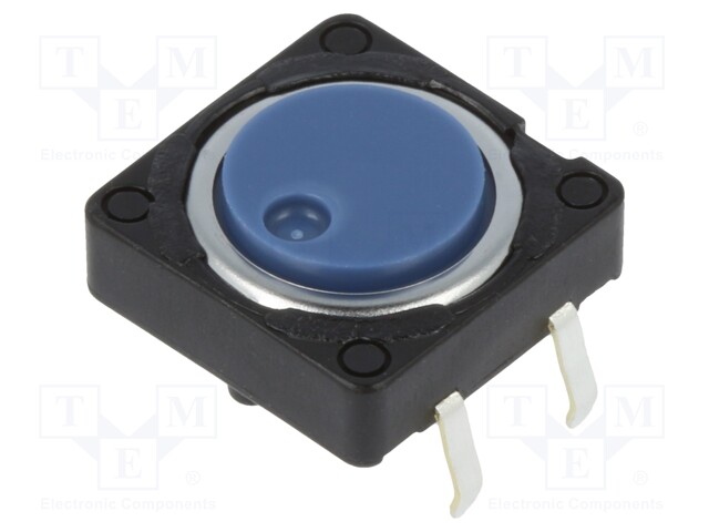 Microswitch TACT; SPST; Pos: 2; 0.05A/12VDC; THT; 0.7N; 12x12x3.5mm