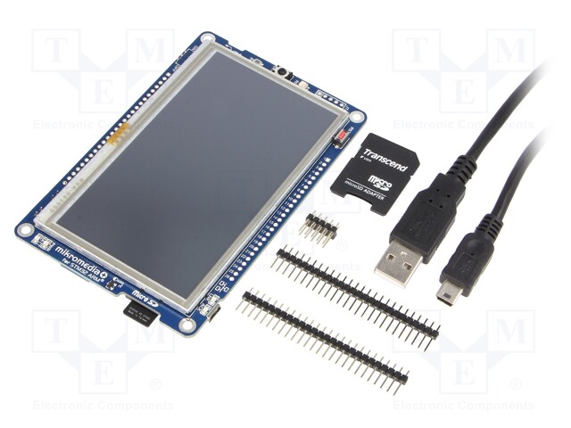 Display: TFT; 4.3"; 480x272; Controller: SSD1963; uC: STM32F746ZG