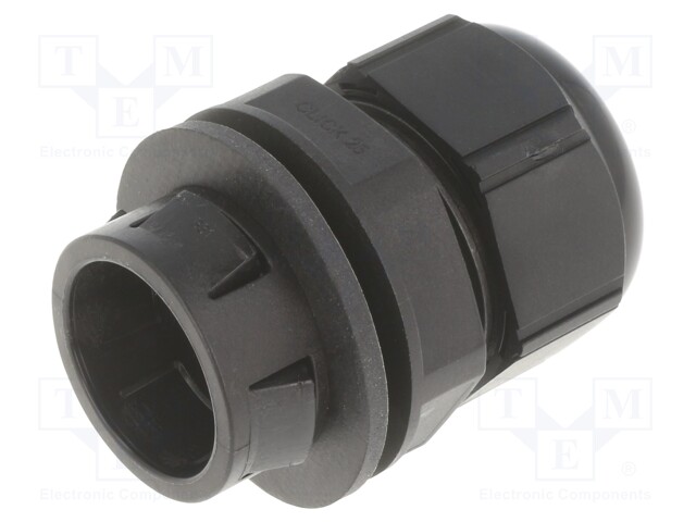 Cable gland; IP68; Mat: polyamide; black; push-in