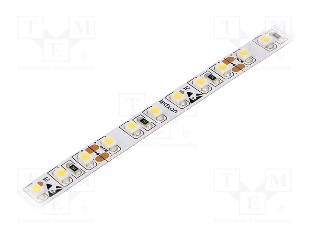 LED tape; white cold; LED/m: 120; SMD; 3528; 24V; W: 8mm; 120°; IP20