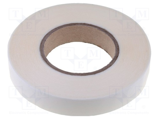 Tape: fixing; W: 25mm; L: 50m; D: 0.13mm; V: double-sided; acrylic