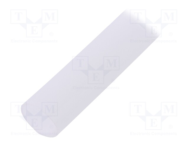 Insulating tube; Mat: silicone; transparent; -50÷200°C; Øint: 10mm