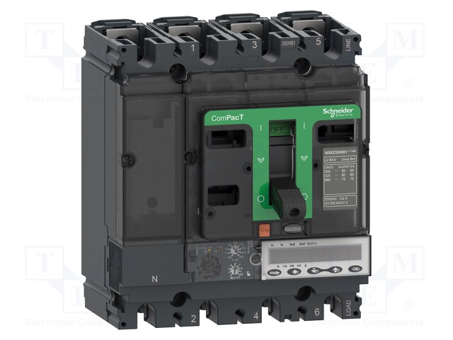 Power breaker; Inom: 100A; IP40; -25÷70°C; 690VAC