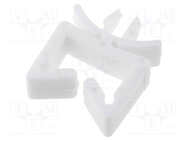 Snap handle; polyamide; natural; UL94V-0; Mounting hole: Ø4.75mm