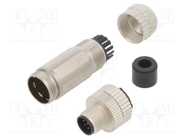 Plug; M12; PIN: 8; male; A code-DeviceNet / CANopen; for cable