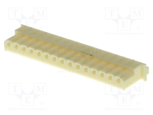 Plug; wire-board; female; SPOX; 2.5mm; PIN: 15; w/o contacts; 250V