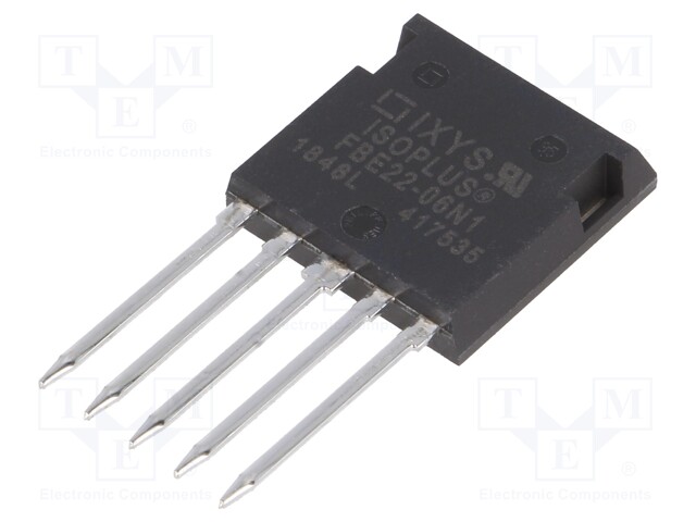 Single-phase bridge rectifier; Urmax: 600V; If: 22A; Ifsm: 50A