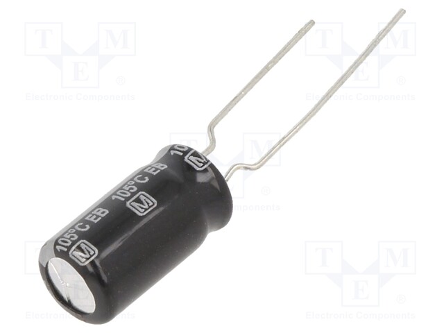 Electrolytic Capacitor, 220 µF, 35 V, EB Series, ± 20%, Radial Leaded, 10000 hours @ 105°C