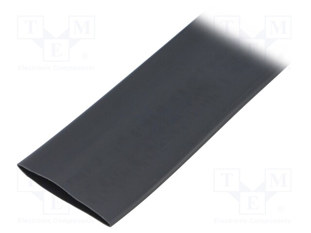 Heat shrink sleeve; flexible; 2: 1; 32mm; L: 10m; black; polyolefine