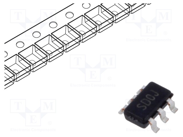 IC: operational amplifier; 10MHz; Ch: 1; SOT23-6; 2.2÷5.5VDC