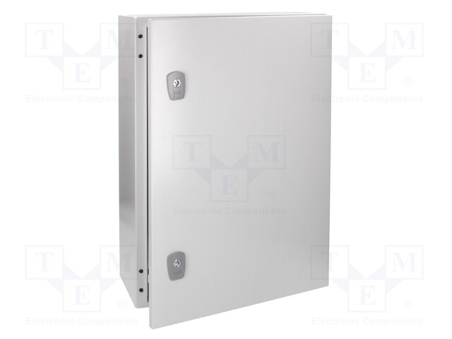 Enclosure: multipurpose; X: 400mm; Y: 600mm; Z: 200mm; CS; steel; grey