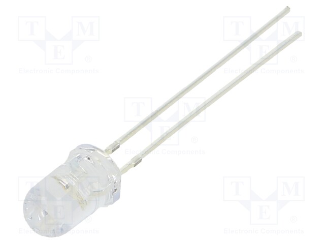 LED; 5mm; bicolour,blinking; green/blue; 12000÷14400mcd; 30°