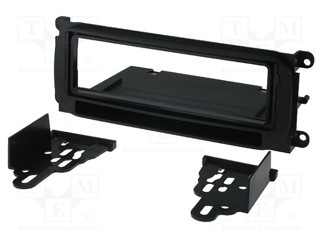 Radio mounting frame; Chrysler,Dodge; 1 DIN; black