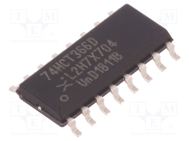 IC: digital; 3-state,HEX,buffer,inverting,line driver; SMD; SO16