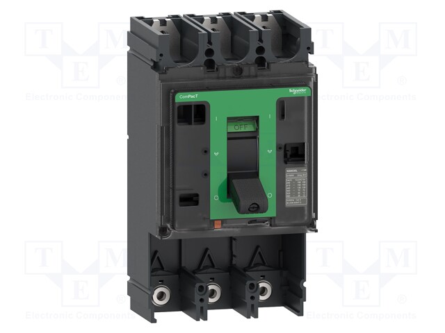 Power breaker; Poles: 3; DIN; Inom: 630A; NSX; IP40; -25÷70°C; 690VAC