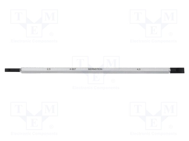 Interchangeable blade; slot; double-sided; 2,5x0,6mm,4,0x0,9mm