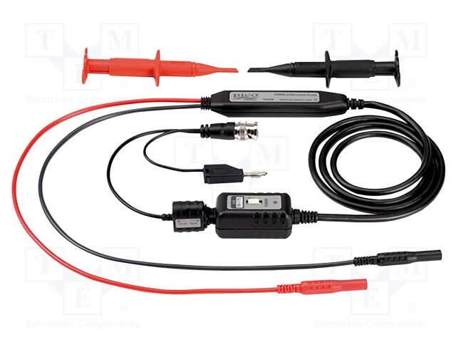 Probe: for oscilloscope; ≤50MHz; 10: 1; Rise time: ≤7ns; 700V; 1%